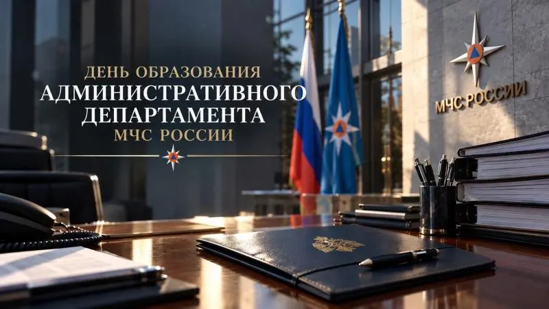 Изображение к материалу: Административному департаменту МЧС России – 35 лет